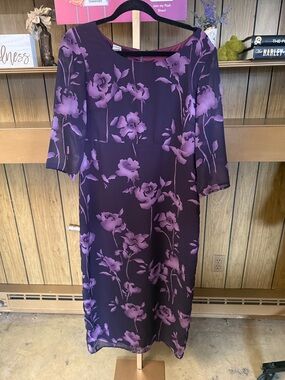 CW Purple Floral Dress